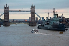 HMS Belfast, Tower Bridge and Thames
