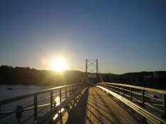 Ziel Oslo Brücke über den Oslofjord