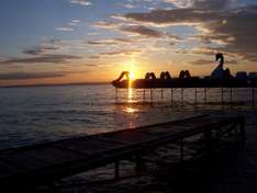 Sonnenuntergang am Balaton