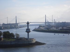 Blick auf die Köhlandbrücke in Hamburg